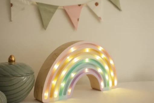 Luz nocturna arco iris en colores pastel - Little Lights
