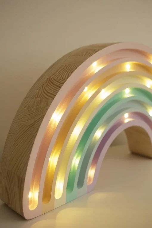 Luz nocturna arco iris en colores pastel - Little Lights