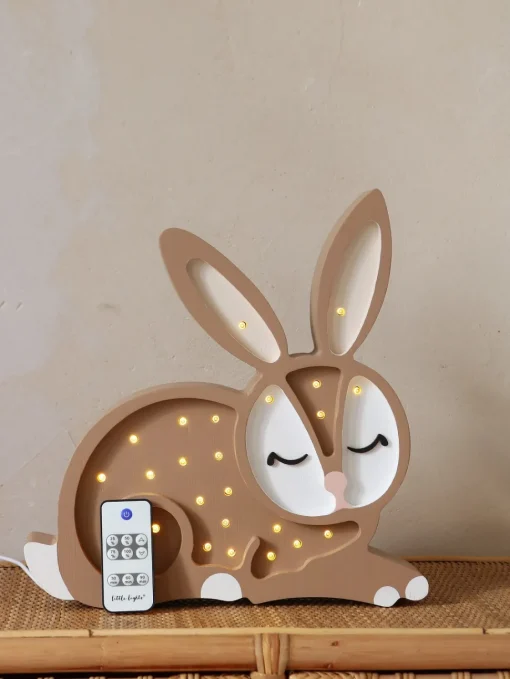 Luz nocturna de conejo de chocolate - Little Lights