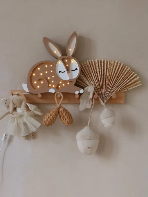 Luz nocturna de conejo de chocolate - Little Lights