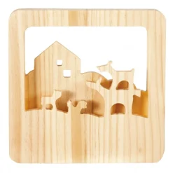 Luz nocturna de madera Bremen Musicians - Egmont Toys