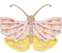 Luz nocturna de mariposa rosa miel - Little Lights