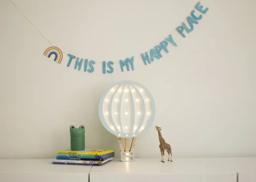 Luz nocturna del globo azul cielo - Little Lights