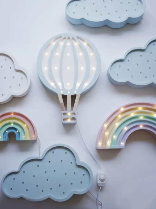 Luz nocturna del globo azul cielo - Little Lights