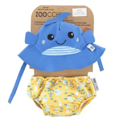 Maillot y gorra de ballena (12-24M) - Zoocchini
