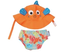 Maillot y gorra de pez (12-24M) - Zoocchini