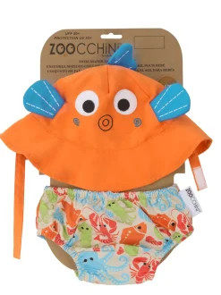 Maillot y gorra de pez (12-24M) - Zoocchini