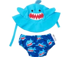 Maillot y gorra Shark (12-24M) - Zoocchini