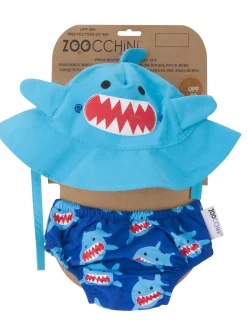 Maillot y gorra Shark (12-24M) - Zoocchini