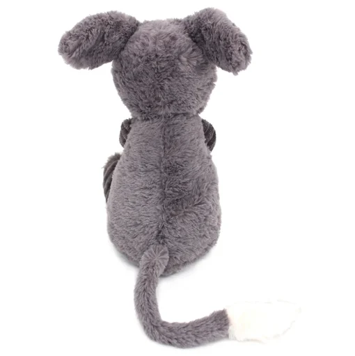 Mamá burro de peluche y su bebé gris - Les Déglingos