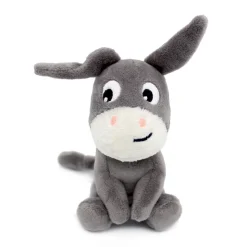 Mamá burro de peluche y su bebé gris - Les Déglingos