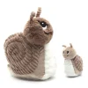 Mamá caracol de peluche y su bebé marrón - Les Déglingos
