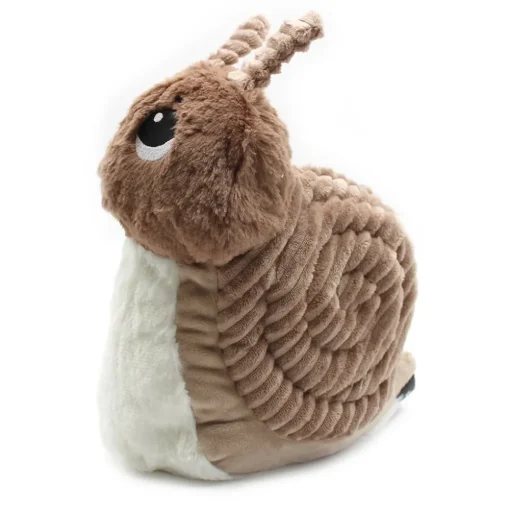 Mamá caracol de peluche y su bebé marrón - Les Déglingos