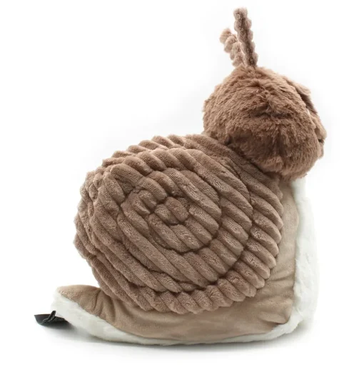 Mamá caracol de peluche y su bebé marrón - Les Déglingos