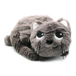 Mamá gata de peluche y su bebé gris - Les Déglingos