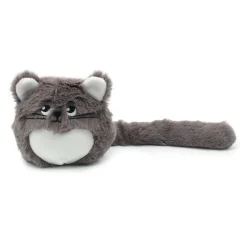 Mamá gata de peluche y su bebé gris - Les Déglingos