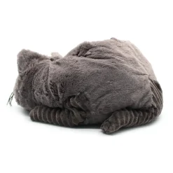 Mamá gata de peluche y su bebé gris - Les Déglingos