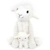 Mamá oveja de peluche y su bebé blanco - Les Déglingos