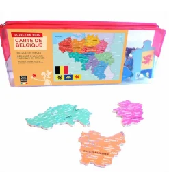 Mapa de Bélgica - Puzzle Michèle Wilson