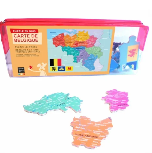 Mapa de Bélgica - Puzzle Michèle Wilson