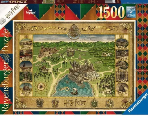 Mapa de Hogwarts Puzzle 1500 piezas - Ravensburger