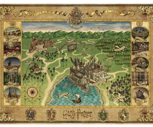Mapa de Hogwarts Puzzle 1500 piezas - Ravensburger