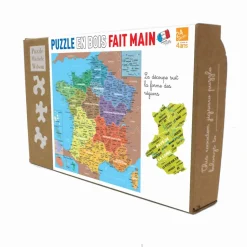 Mapa de las regiones de Francia - Puzzle Michèle Wilson