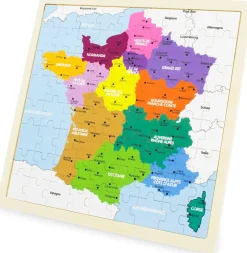 Mapa de las regiones de Francia - Ulysse