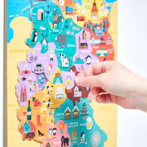 Mapa Magnético de Alemania - Janod
