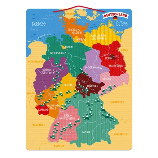 Mapa Magnético de Alemania - Janod