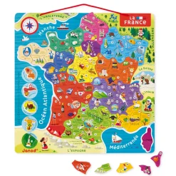 Mapa magnético de Francia rompecabezas - Janod