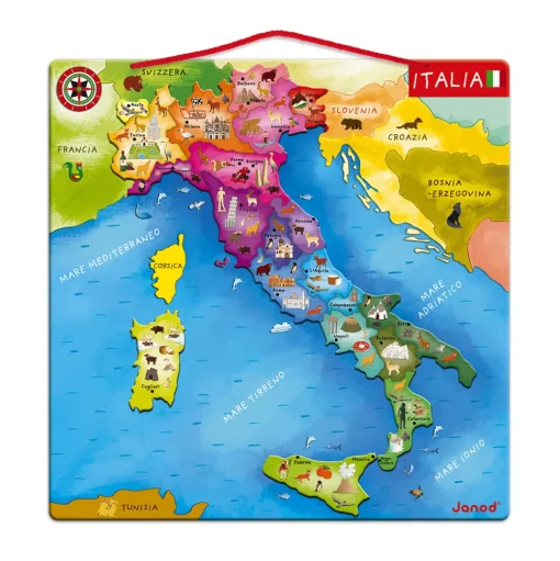 Mapa Magnético de Italia - Janod