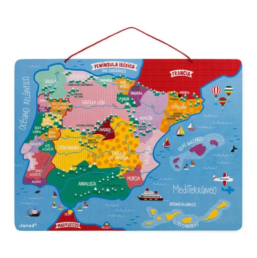Mapa Magnético Península Ibérica - Janod