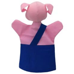 Marioneta del cerdito azul - Mú
