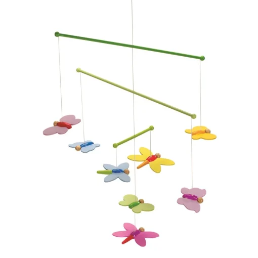 Mariposas móviles de madera - Goki