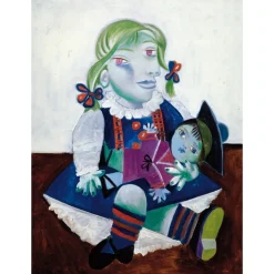 Maya con una muñeca de Picasso - Puzzle Michèle Wilson