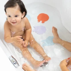Medusas de baño antideslizantes Grippi azul coral - Quut