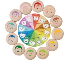 Memo de las emociones de madera - Plan Toys