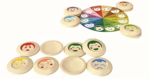 Memo de las emociones de madera - Plan Toys
