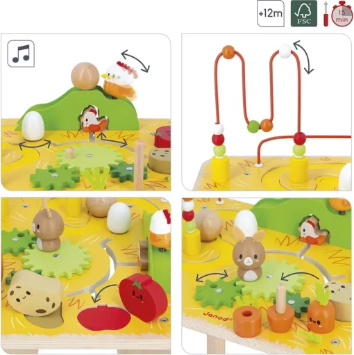 Mesa de actividades Granja - Janod