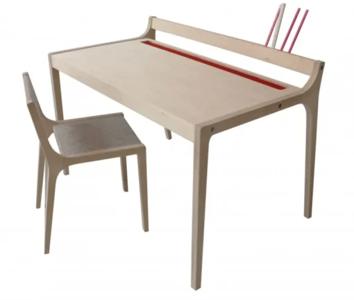 Mesa de escritorio para niños Sibis Afra - rojo - Sirch