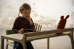 Mesa de escritorio para niños Sibis Afra - verde - Sirch