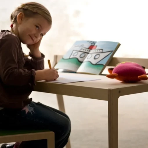 Mesa de escritorio para niños Sibis Afra - rojo - Sirch