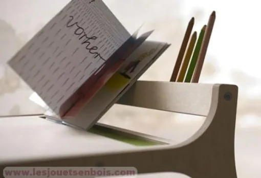 Mesa de escritorio para niños Sibis Afra - verde - Sirch