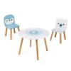 Mesa y 2 sillas para niños de madera - Janod