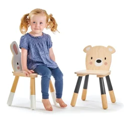Mesa y sillas infantiles de MDF y madera - Tender Leaf Toys
