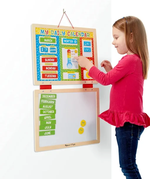 Mi calendario diario magnético en inglés - Melissa & Doug