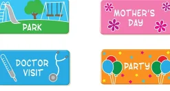 Mi calendario diario magnético en inglés - Melissa & Doug