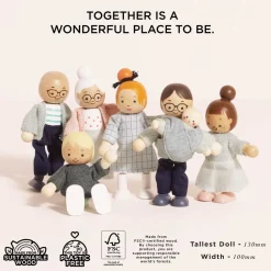 Mi familia de muñecas de madera - Le Toy Van