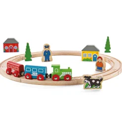 Mi primer juego de trenes - Bigjigs Toys